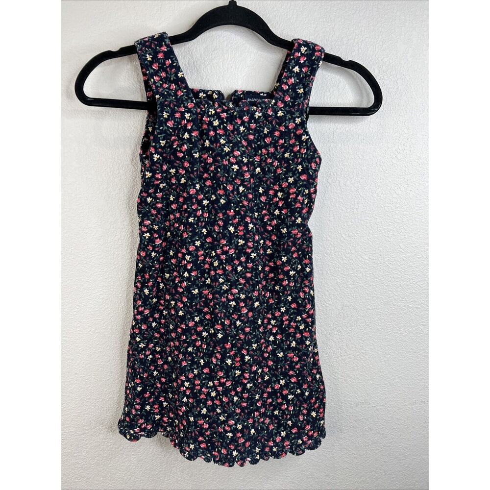 Ralph Lauren Floral Corduroy Little Girls Size‎ 6
